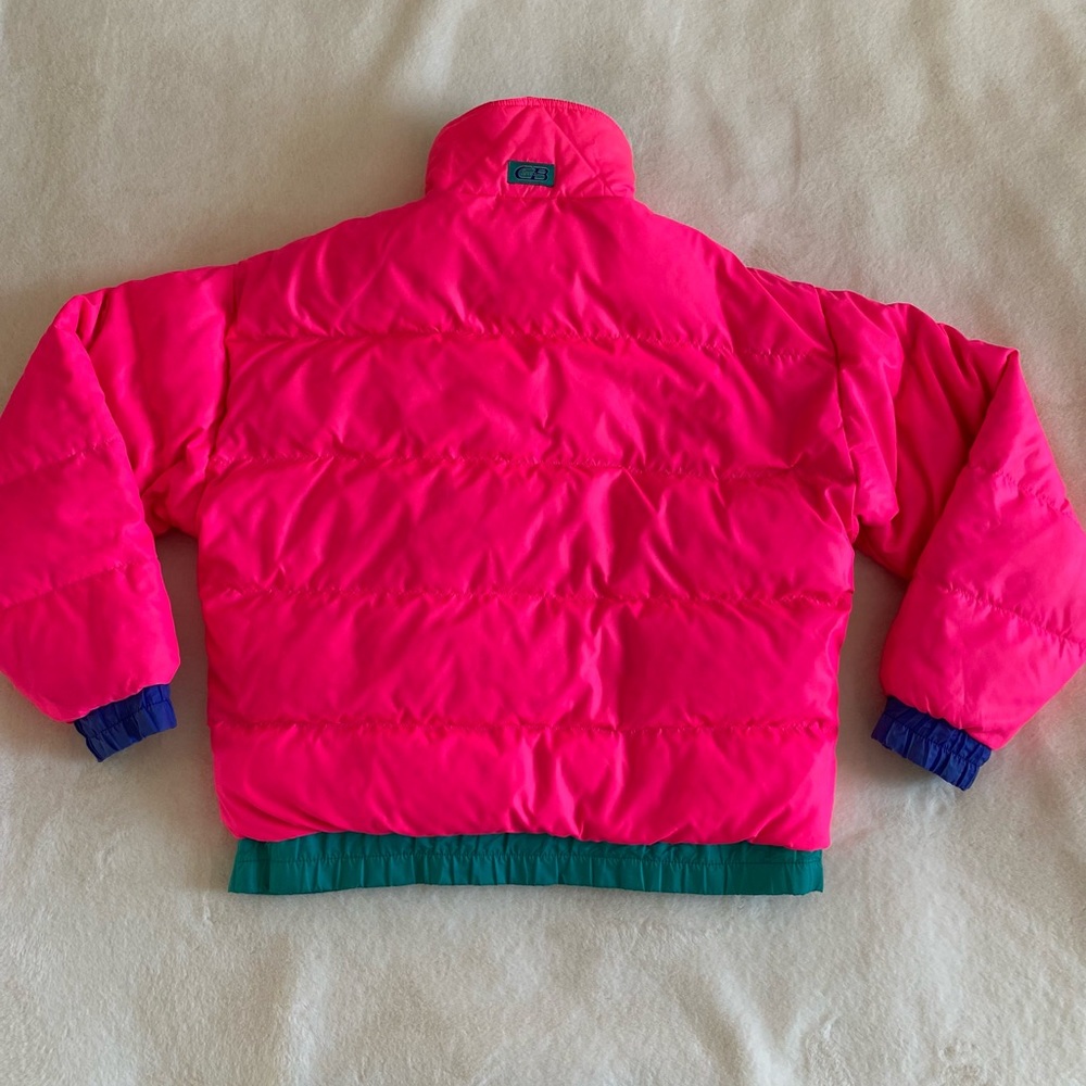 Vintage CB Sports down bomber jacket. Very good condition | 90s |  reversible - Picture 3 of 9